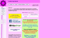 Desktop Screenshot of kundaliniyogacambodia.org